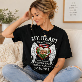 Camiseta Personalizado Mi corazón no estaba listo Foto pers