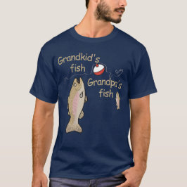 Camiseta Personalizado Mi pescado, Grandpas Fish
