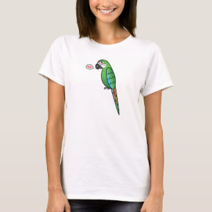 Camiseta Personalizado Militar Macaw Parrot Bird Love