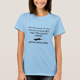 Camiseta Personalizado Military Mom Shirt