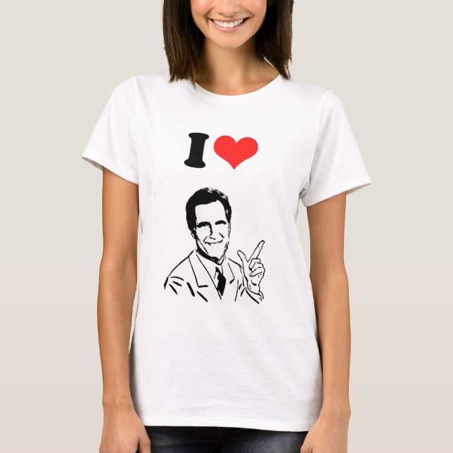 Camiseta Personalizado Mitt Romney (Anverso)