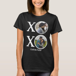 Camiseta Personalizado Moderno abrazos y besos XOXO 2 Colla