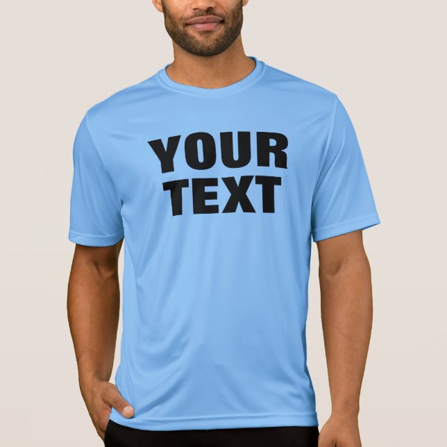 Camiseta Personalizado Moderno Big Font Texto Plata Mens Ac (Anverso)