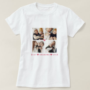Camiseta Personalizado Moderno 'Mejor Abuela del Mundo' de 