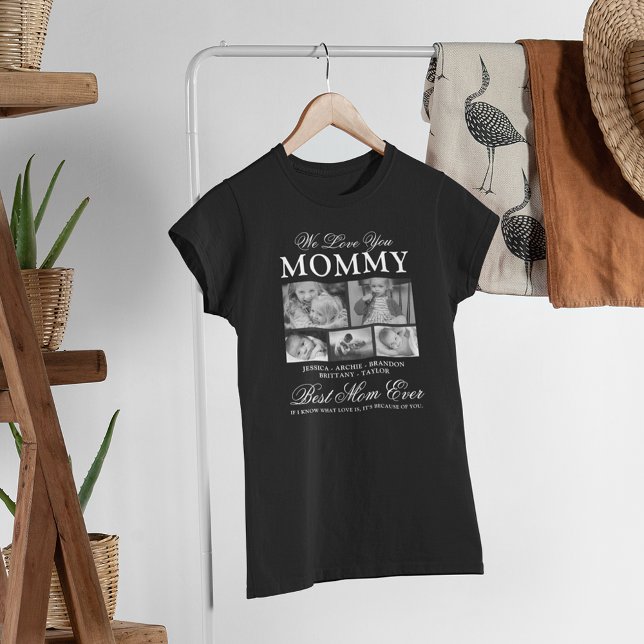 Camiseta Personalizado Mom Collage de fotos T-Shirt (Subido por el creador)
