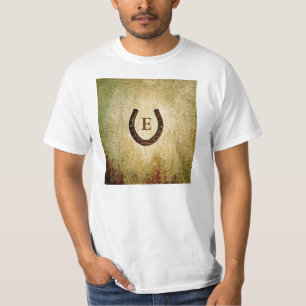 Camiseta Personalizado monogramado de herradura