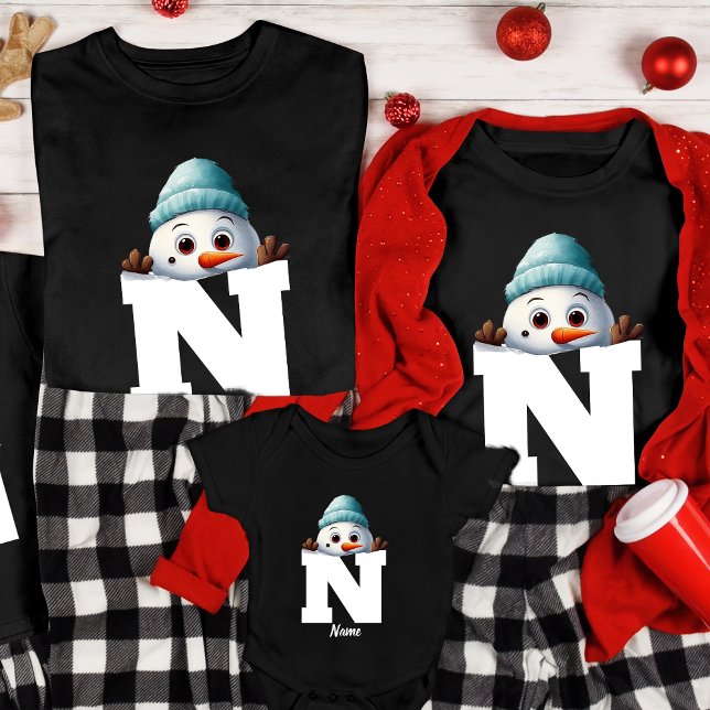 Camiseta Personalizado Monogramado de Navidades familiares  (Subido por el creador)