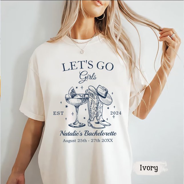 Camiseta Personalizado Nashville Bachelorette Party Let's G (Subido por el creador)