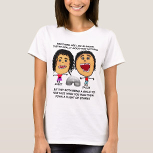 Camiseta Personalizado Naughty Sister Slinky Chiste