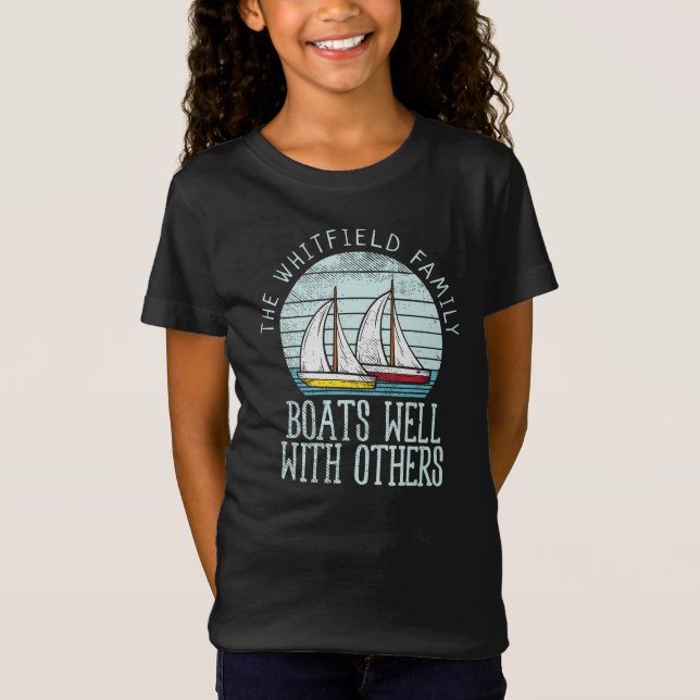 Camiseta Personalizado Nautical Mateo Aventura de Vela Fami (Anverso)