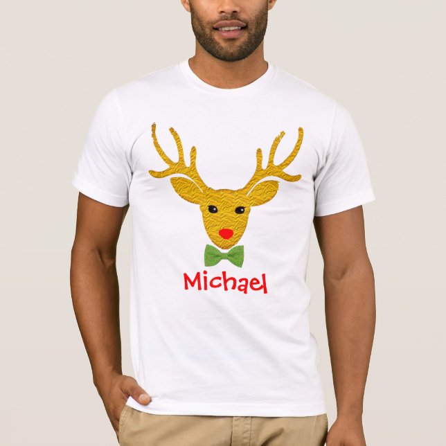 Camiseta Personalizado Navidades familiares personalizados  (Anverso)