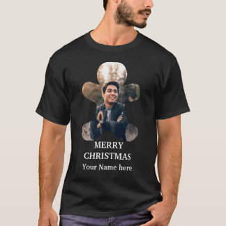 Camiseta Personalizado Navidades modernos pan de jengibre f