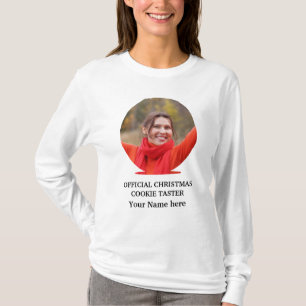 Camiseta Personalizado Navidades modernos plantilla de foto