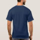 Camiseta Personalizado Navy Blue Añadir logo de la compañía (Reverso)