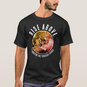 Camiseta Personalizado Negro Alzándose Sobre AVIADORES DE T