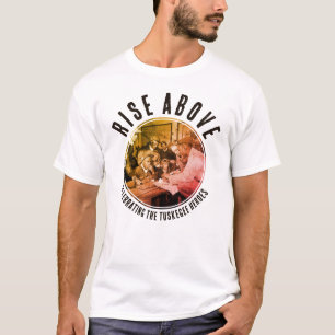 Camiseta Personalizado Negro Alzándose Sobre AVIADORES DE T