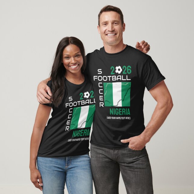 Camiseta Personalizado NIGERIANO DE Fútbol 2026 CUALQUIER A (Unisexo)