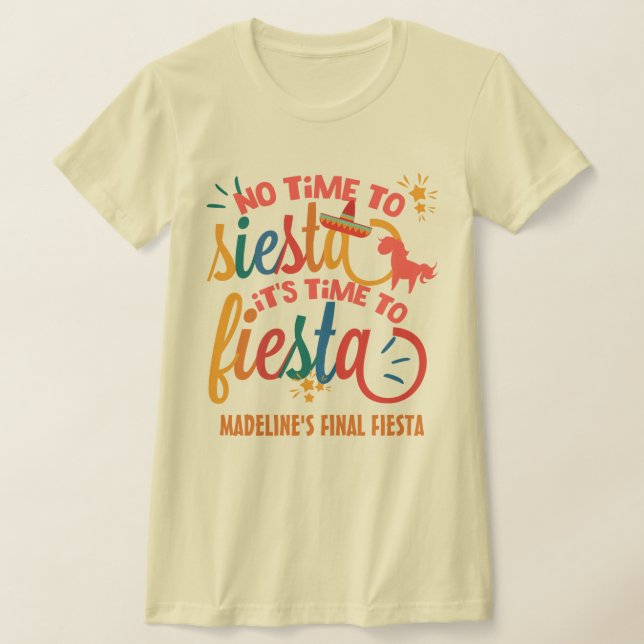 Camiseta Personalizado No es momento de la siesta (Distribución)