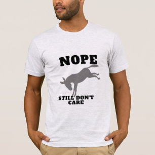 Camiseta Personalizado No le importan los memes citas graci