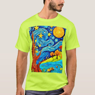 Camiseta Personalizado nocturno estrellado: El arte inspira