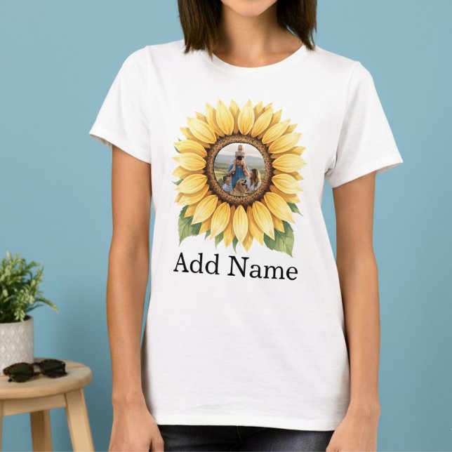 Camiseta Personalizado Nombre de foto Texto personalizado (Subido por el creador)