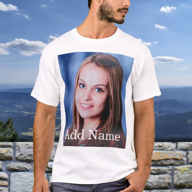 Camiseta Personalizado Nombre de foto Texto personalizado (Subido por el creador)