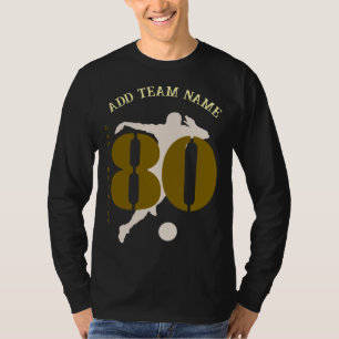 Camiseta Personalizado Nombre del equipo de fútbol delanter