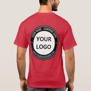 Camiseta Personalizado Nombre del logotipo comercial Sitio 