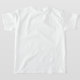 Camiseta Personalizado Nombre Monograma Chicas Blanco Y Ros (Laydown Back)