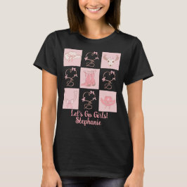 Camiseta Personalizado Novia's Let's Go Chicas! Bachelorett