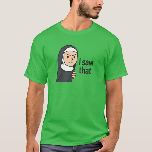 Camiseta personalizado nun vi ese meme de jesus (Anverso)