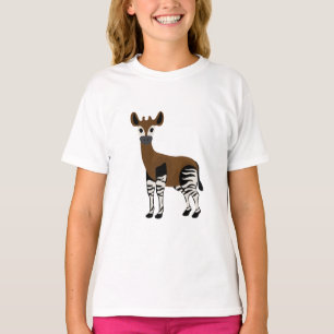 Camiseta Personalizado Okapi, animal Majestic Okapi, amante