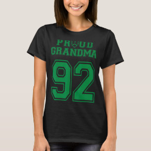 Camiseta Personalizado Orgullosa Abuela Número 92 G Persona