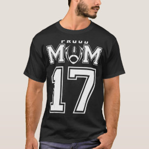 Camiseta Personalizado Orgullosa Madre número 17 Personaliz