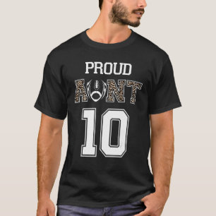 Camiseta Personalizado Orgullosa Tía 10 Personalizada