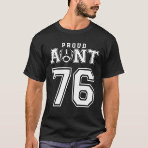 Camiseta Personalizado Orgullosa Tía 76 Personalizada