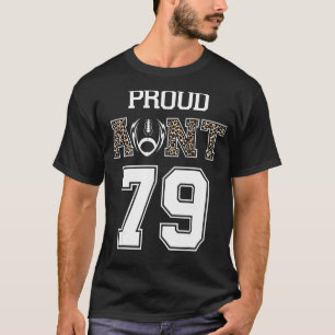 Camiseta Personalizado Orgullosa tía número 79 Personalizad