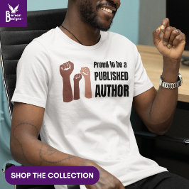 Camiseta Personalizado Orgulloso Autor de libros de Melanin