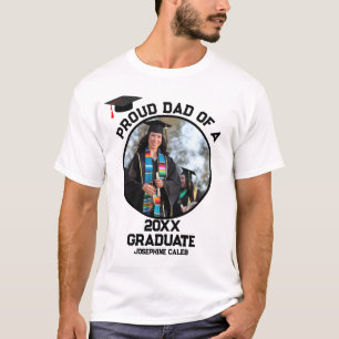 Camiseta Personalizado Orgulloso de papá de una foto de gra