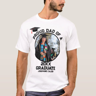 Camiseta Personalizado Orgulloso de papá de una foto de gra