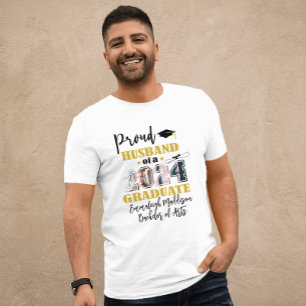 Camiseta Personalizado Orgulloso Esposo Foto Graduado 2024