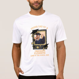 Camiseta Personalizado orgulloso padre de una foto de gradu