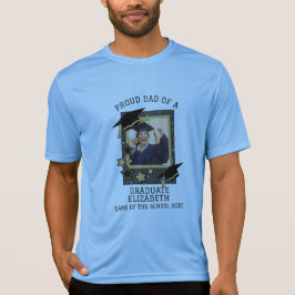 Camiseta Personalizado orgulloso padre de una foto de gradu