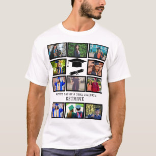 Camiseta Personalizado orgulloso padre del collage de fotos