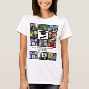 Camiseta Personalizado orgulloso padre del collage de fotos