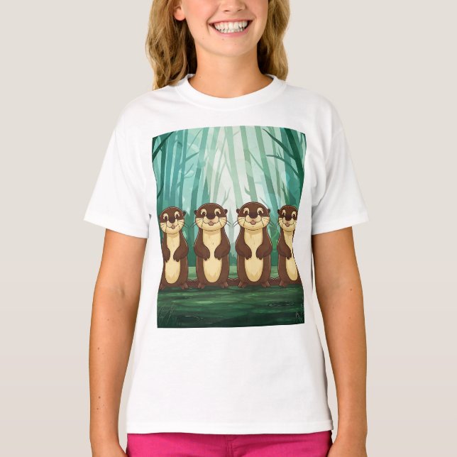 Camiseta Personalizado Otters (Anverso)