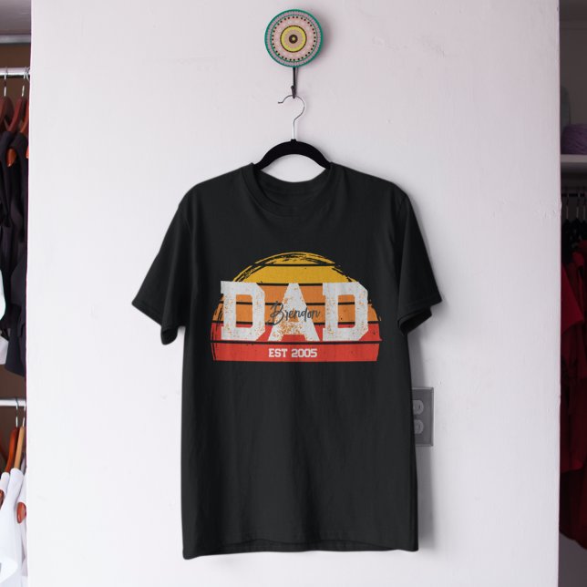 Camiseta Personalizado padre retro vintage personalizado (Subido por el creador)