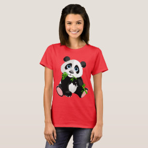 Camiseta Personalizado Panda Bear