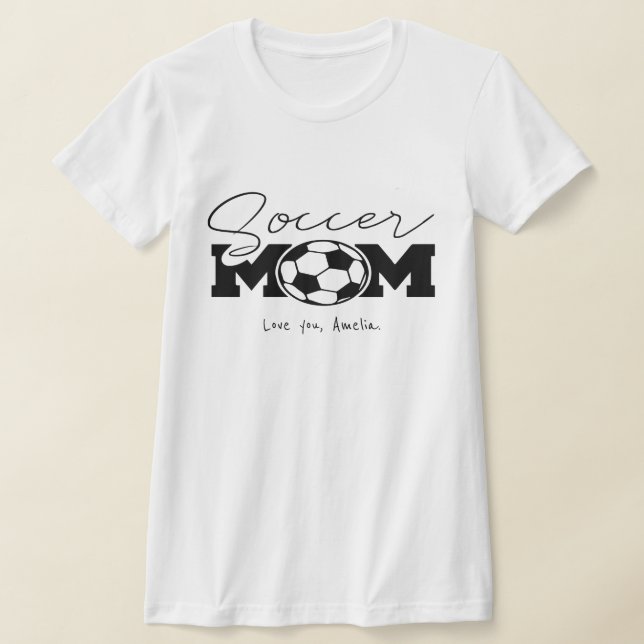 Camiseta Personalizado para cada orgullosa madre futbolera (Distribución)
