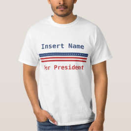 Camiseta Personalizado para el presidente